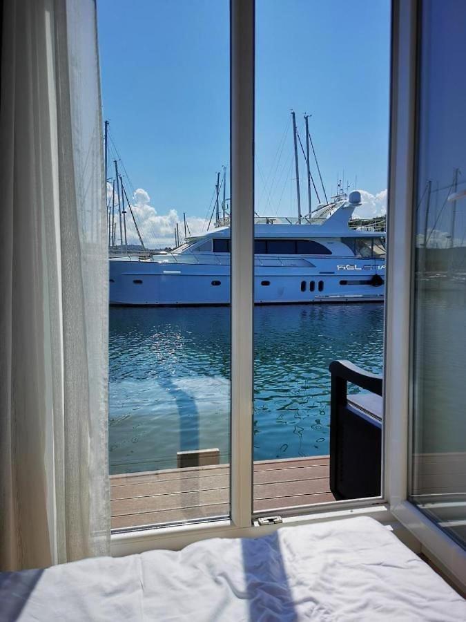 Botel Stella Blue Floating House